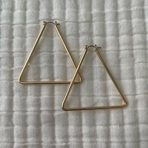 Uncommon James Large Triangle Earrings